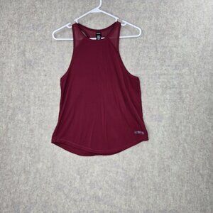 Victoria Sport Womens XS Racerback Tank Top In Burgundy